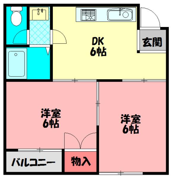 エトワルK 間取り図画像