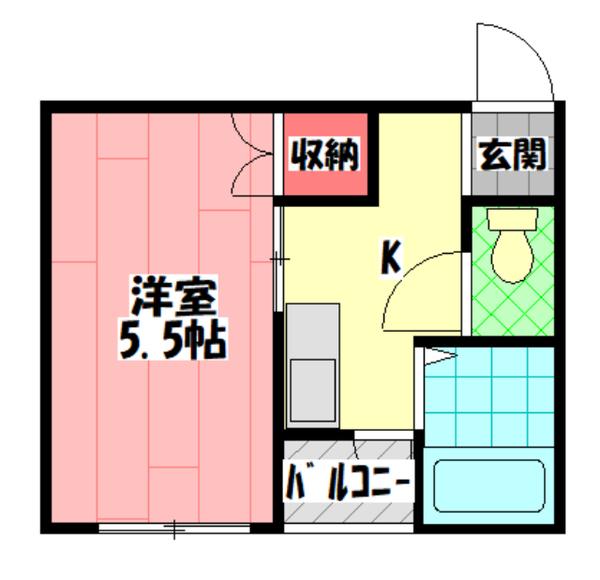 ルベール花の館千林 間取り図画像