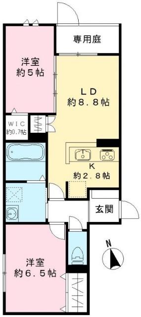 ユアメゾン　プリーモ 間取り図画像