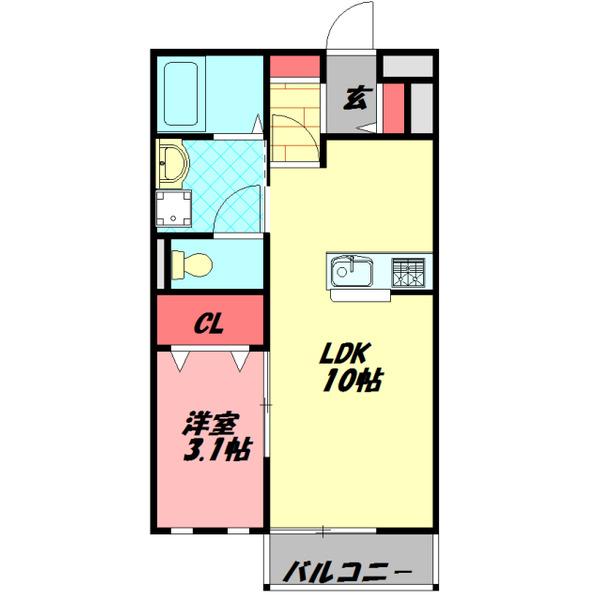 和弐番館 間取り図画像