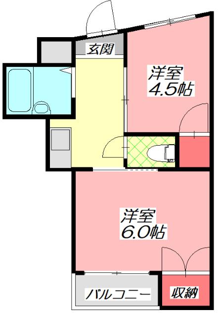 オペルⅢ番館 間取り図画像