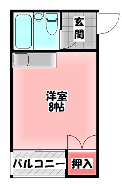 パシフィックヴィラ新森 間取り図画像