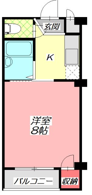 シェルコート 間取り図画像