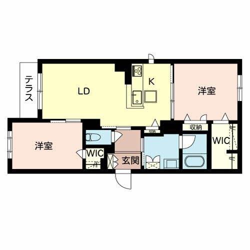 守口市大久保町マンション 間取り図画像