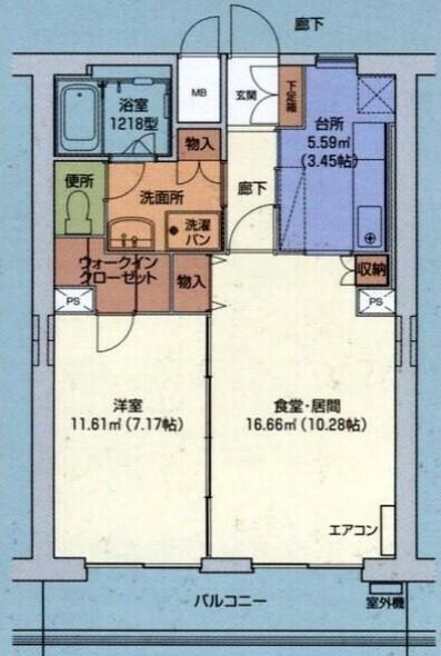 アーバンエース守口パル 間取り図画像