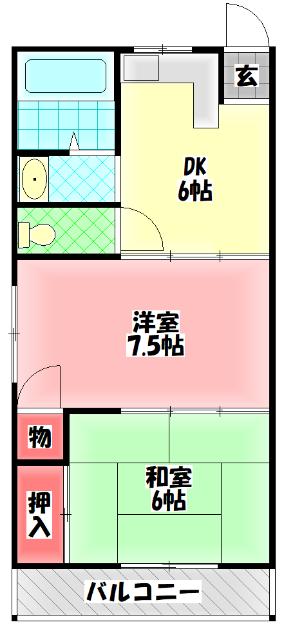 ヒロミツイースト 間取り図画像