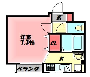 ビューロイヤル 間取り図画像