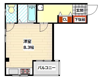 ビューロイヤル 間取り図画像
