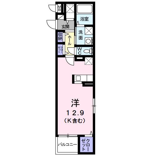 エスポワール　Ａｙａ　Ⅲ（301） 間取り図画像