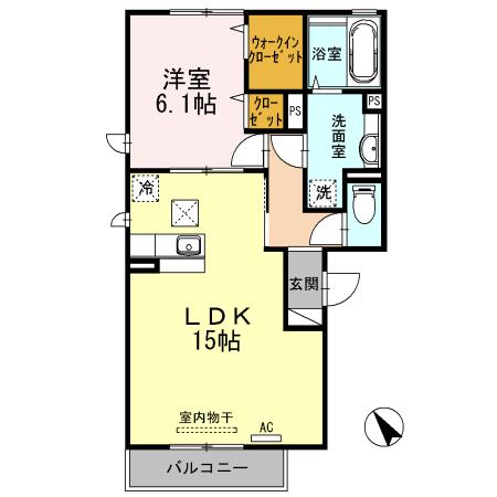 ビュー大久保（101） 間取り図画像