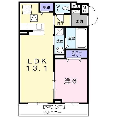 ヴィラ　シャルマン（101） 間取り図画像