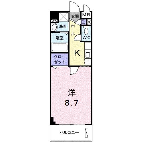 マンション・グラース（202） 間取り図画像