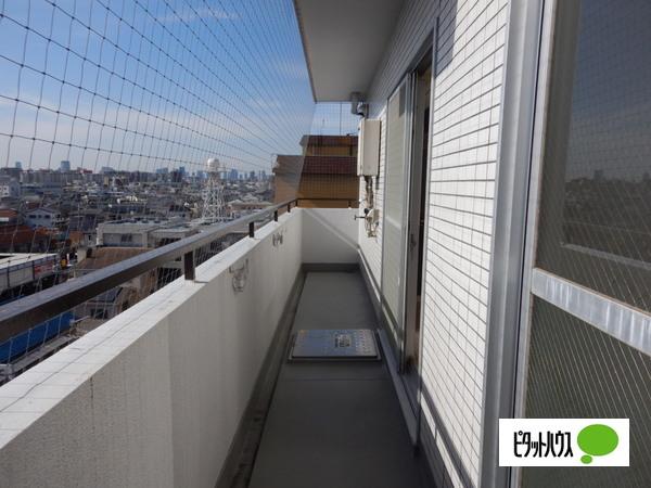 大阪市旭区清水マンション バルコニー