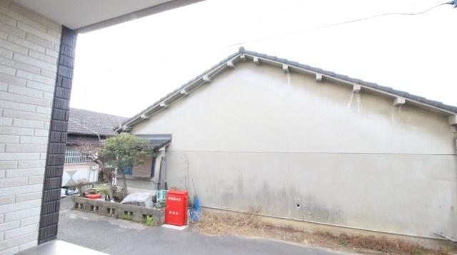 石原町アパート 眺望