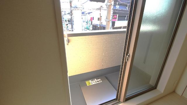 守口市梶町アパート バルコニー