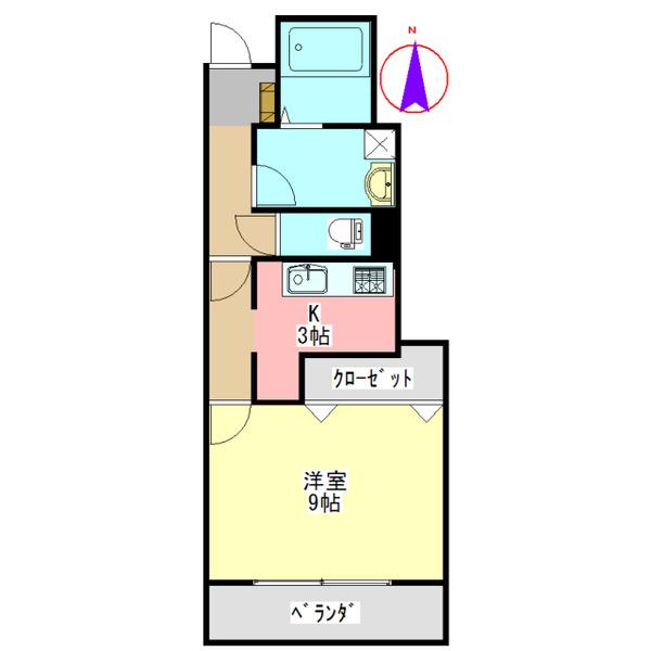 grandis　masuda（105） 間取り図画像