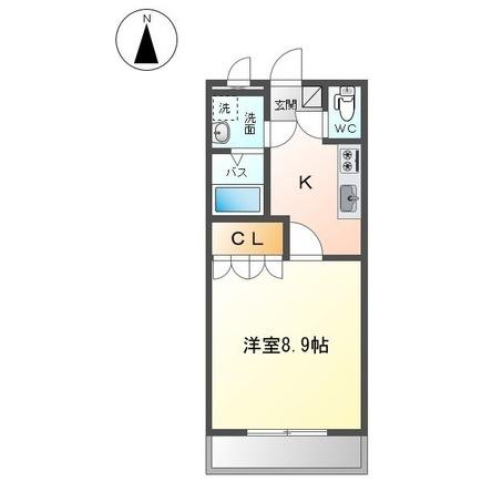 ヴァンベール加納（502） 間取り図画像