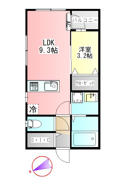 PRECIOUS　ICHINOMIYA（301） 間取り図画像