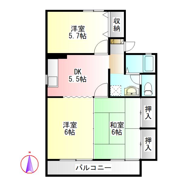 ベーシックハウスC（205） 間取り図画像