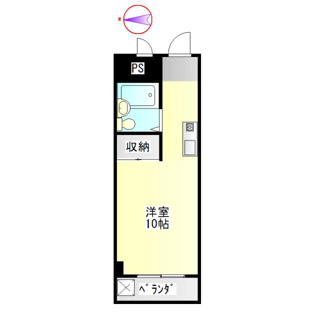 九重町マンション 間取り図画像