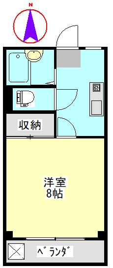 コーポ８１０ 間取り図画像