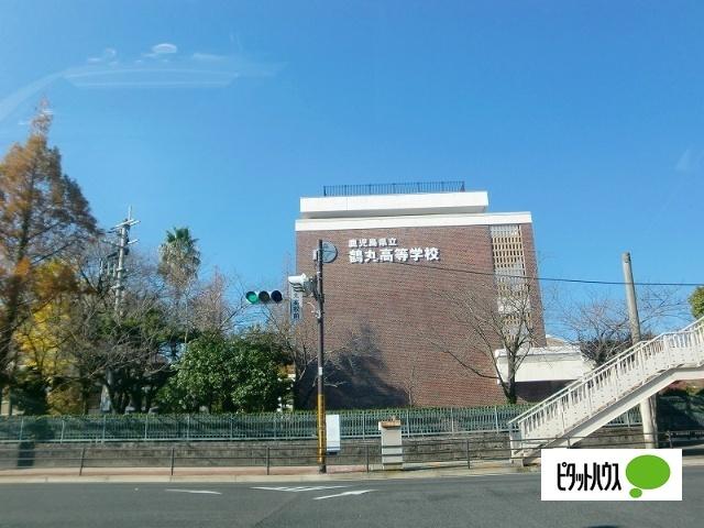 鹿児島県立鶴丸高校：564m