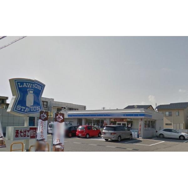 ローソン富山下新本町店：771m