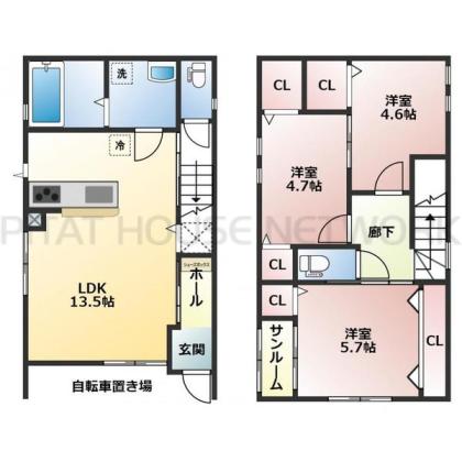  間取り図写真