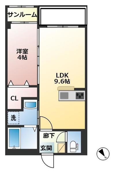 I-Vita Tenshoji−G（202） 間取り図画像