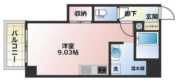 ファーストレーベン大手町ANNEX（505） 間取り図画像