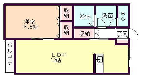 エクセルヒルズD棟（202） 間取り図画像