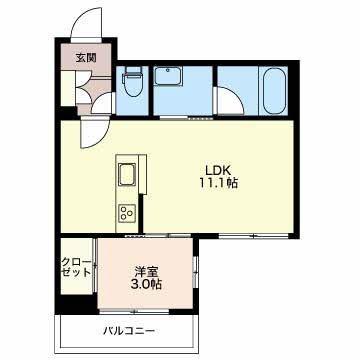 ジュエリス大泉（102） 間取り図画像