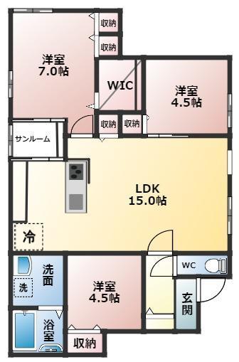  間取り図写真