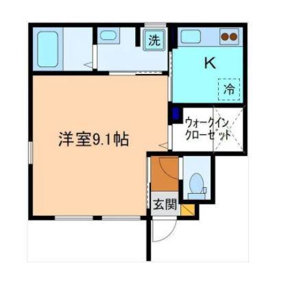 インテグラル・ノアール A（101） 間取り図画像