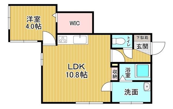 GRAN PASEO山室（101） 間取り図画像
