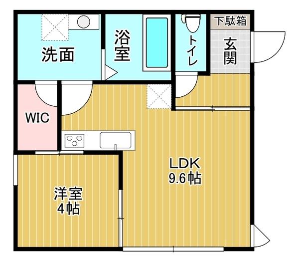 CHILL（102） 間取り図画像