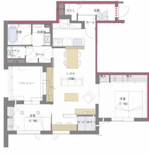  間取り図写真