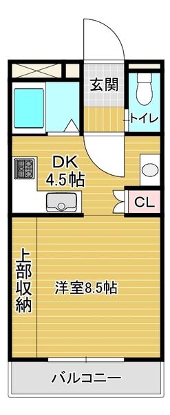 ル・シェール掛尾（203） 間取り図画像