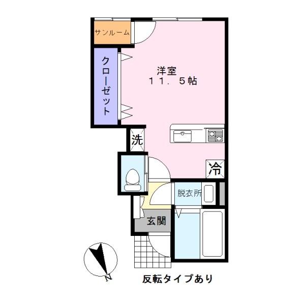 パークコート城東　A棟（102） 間取り図画像