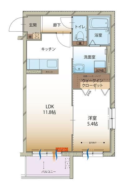 ルーナクレシェンテ（301） 間取り図画像