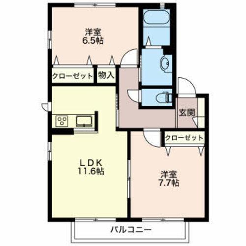 MastTown町村（B105） 間取り図画像