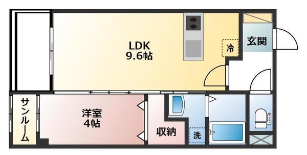 Cala nagae（107） 間取り図画像