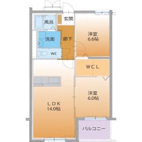ハートフル　クレア（303） 間取り図画像
