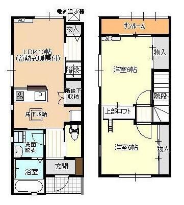 ファイン婦中　E棟（1） 間取り図画像