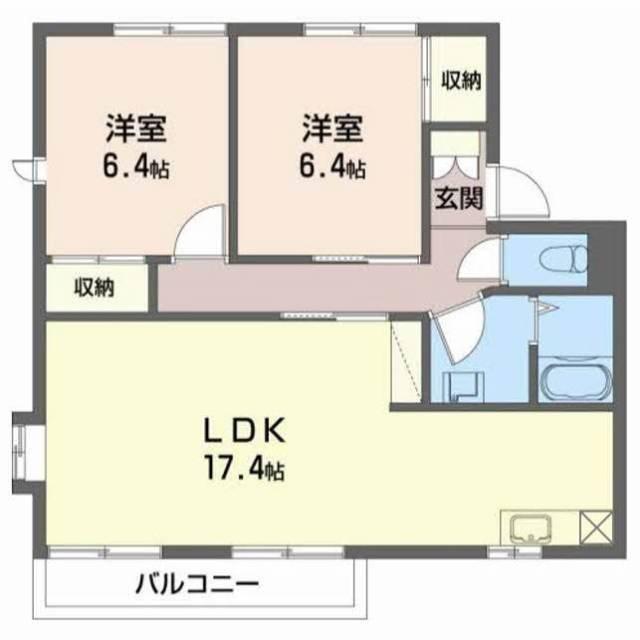 シャルム浅野（103） 間取り図画像
