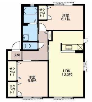 MAST　TOWN　FUCHU　Ｃ（106） 間取り図画像