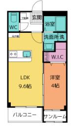 Vita　Rosa（303） 間取り図画像