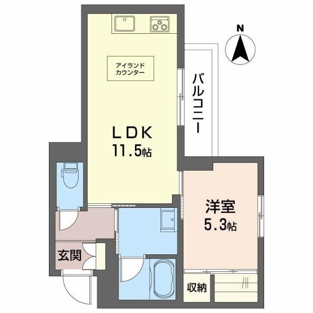 ウィステリア蜷川（103） 間取り図画像