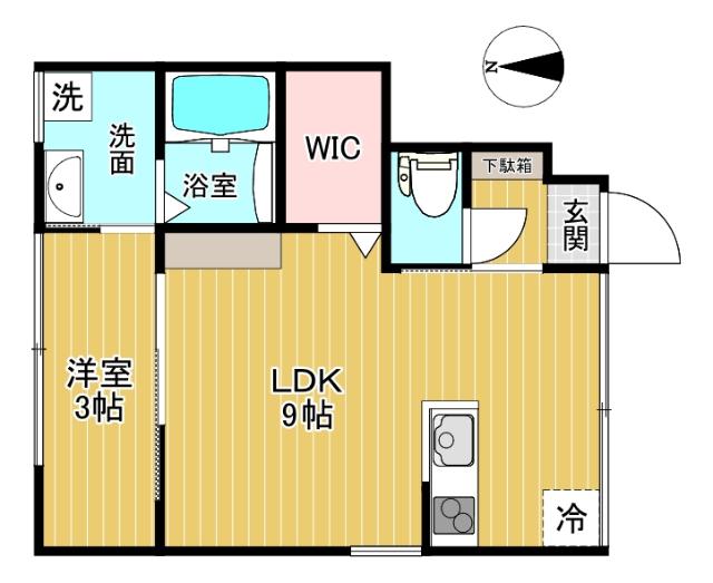 L’Allure（105） 間取り図画像