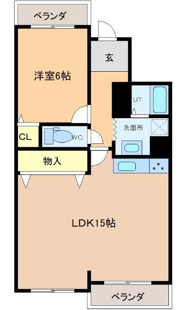 フジハイツ（206） 間取り図画像